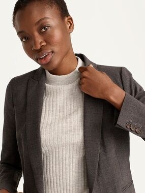 J. Crew Parke Suit - Charcoal Stretch Wool